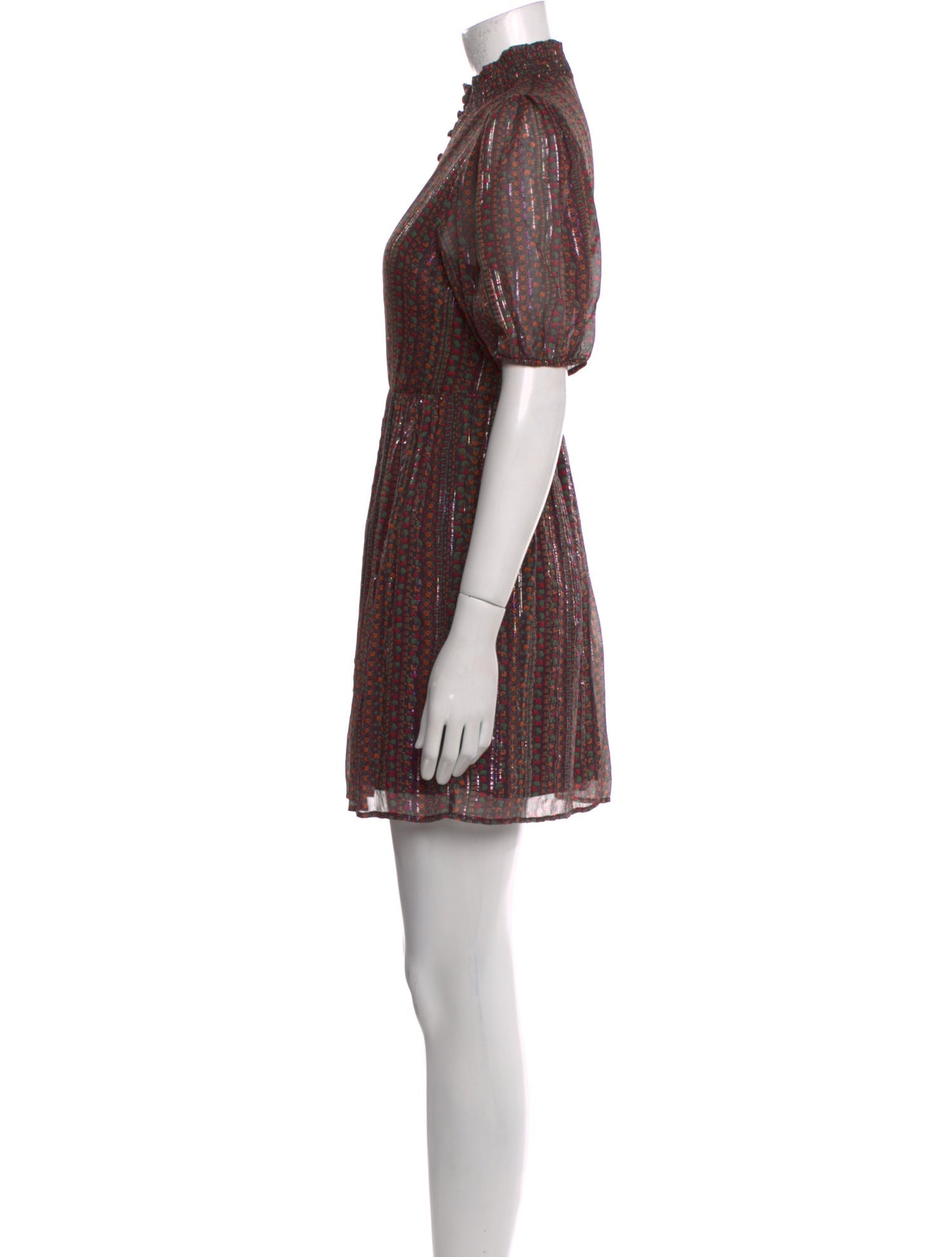 Sézane Printed Mini Dress