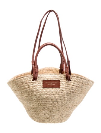 Sézane Raffia Shoulder Bag
