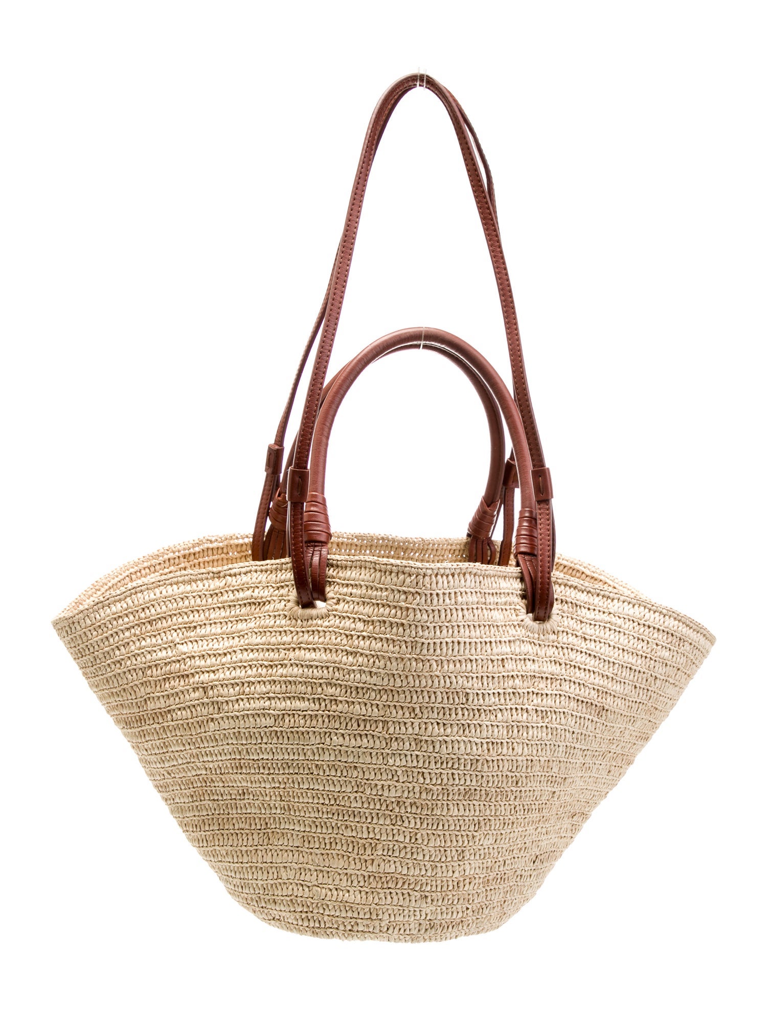 Sézane Raffia Shoulder Bag