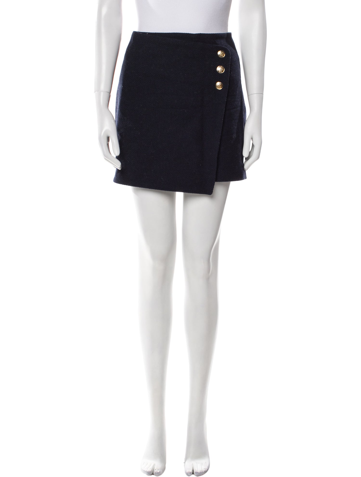 Sézane Wool Mini Skirt