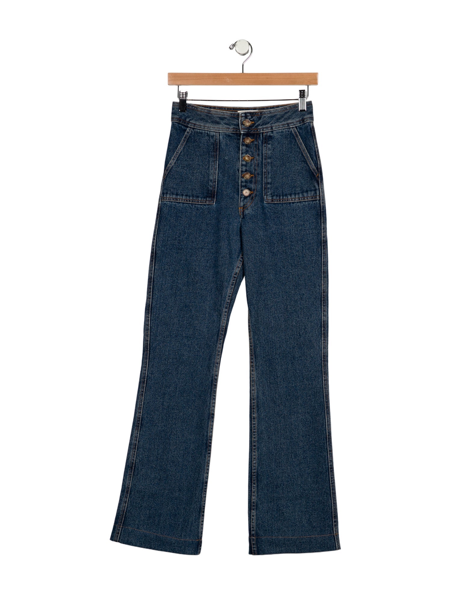 Sézane High-Rise Wide Leg Jeans