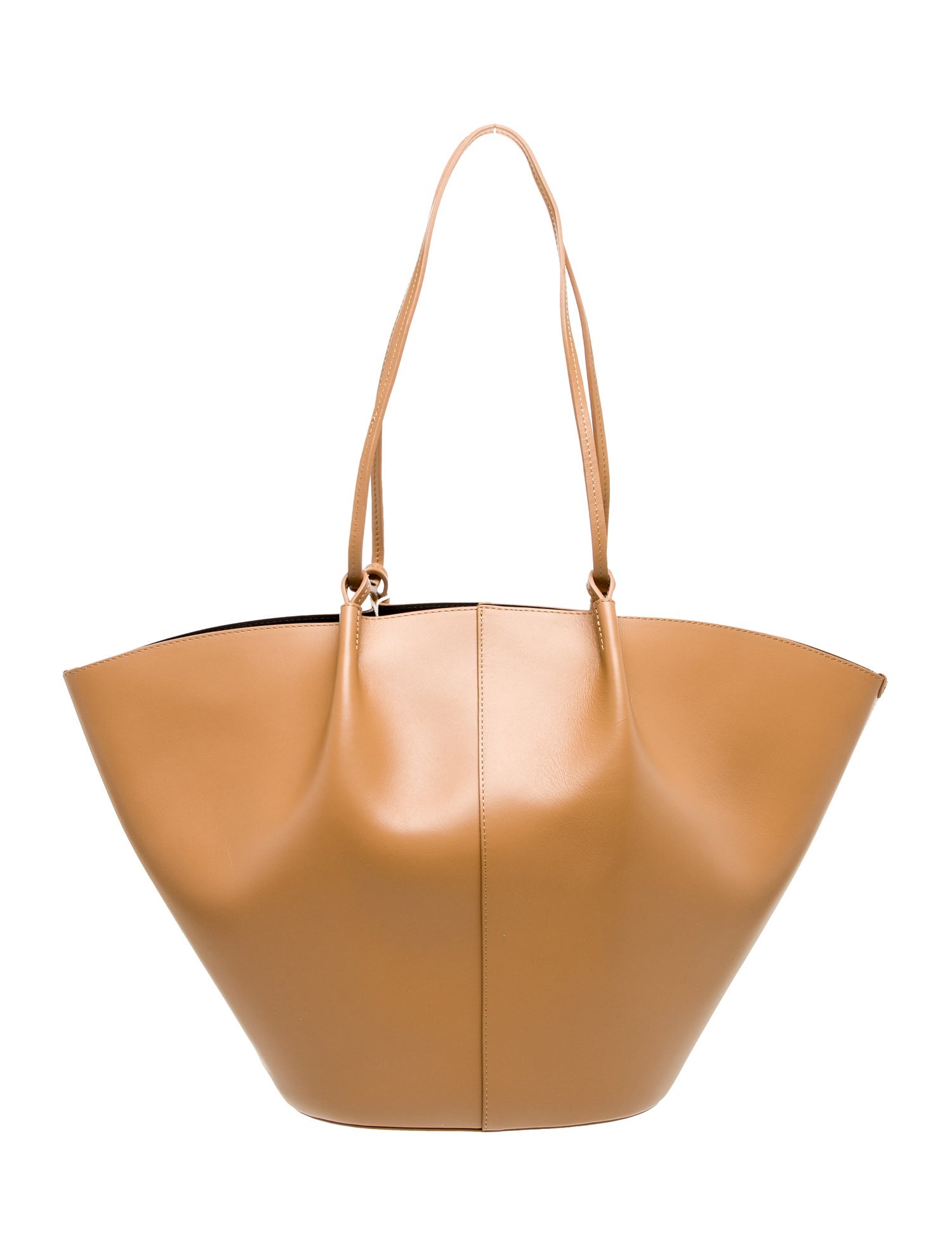 Sézane Leather Bucket Bag