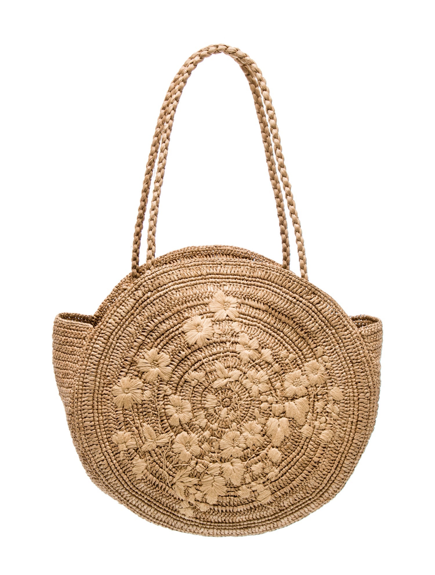 Sézane Raffia Shoulder Bag