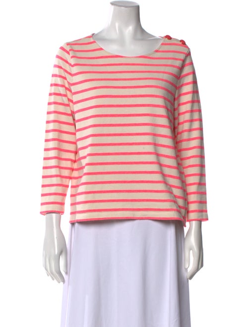 Sézane Striped Scoop Neck Top