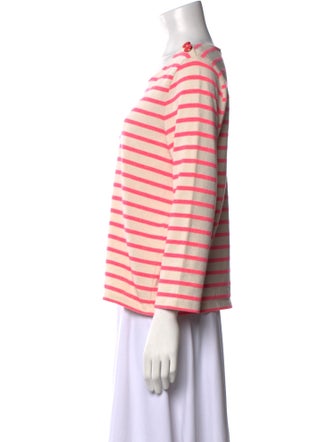 Sézane Striped Scoop Neck Top