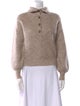 Sézane Alpaca Mock Neck Sweater