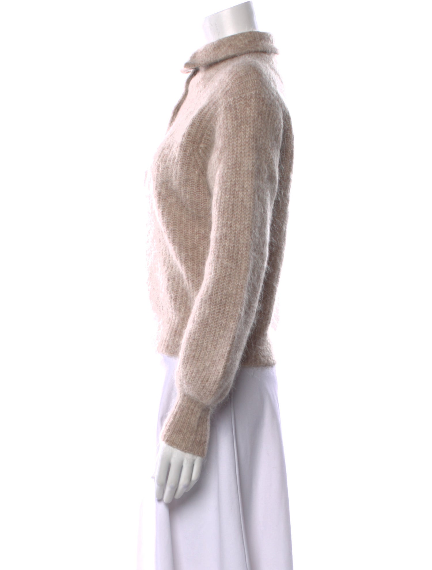 Sézane Alpaca Mock Neck Sweater