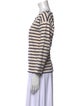 Sézane Striped Scoop Neck Top