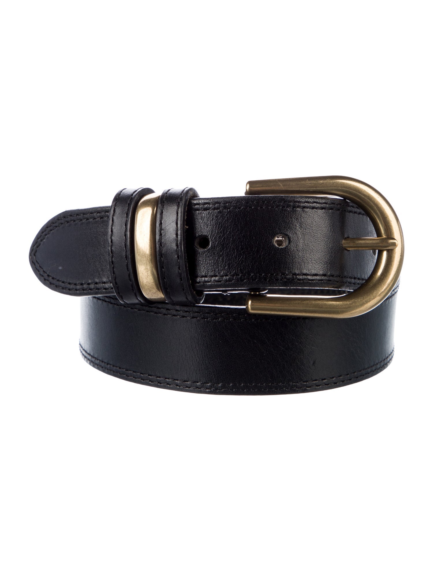 Sézane Skinny Leather Waist Belt