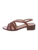 Sézane Leather Slingback Sandals