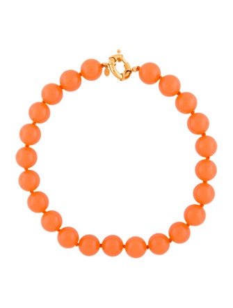 Sézane Resin Danae Beaded Necklace