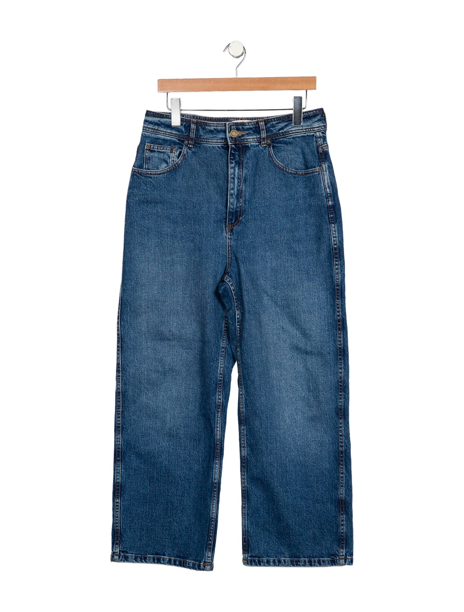 Sézane High-Rise Wide Leg Jeans
