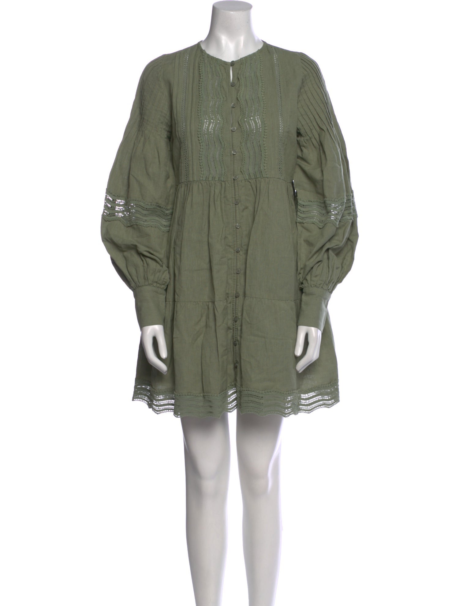 Sézane Crew Neck Mini Dress