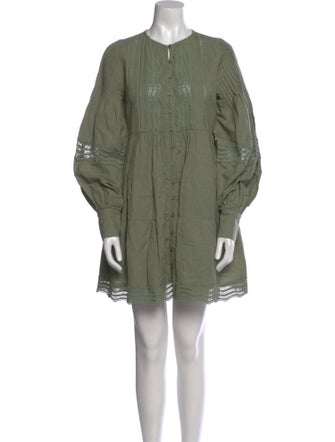 Sézane Crew Neck Mini Dress