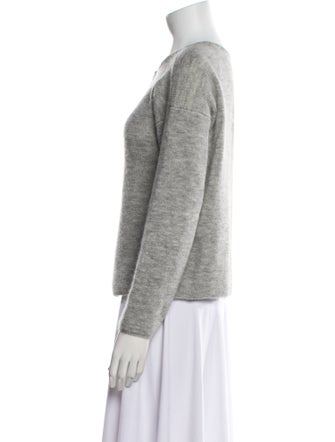 Sézane Mohair Scoop Neck Sweater