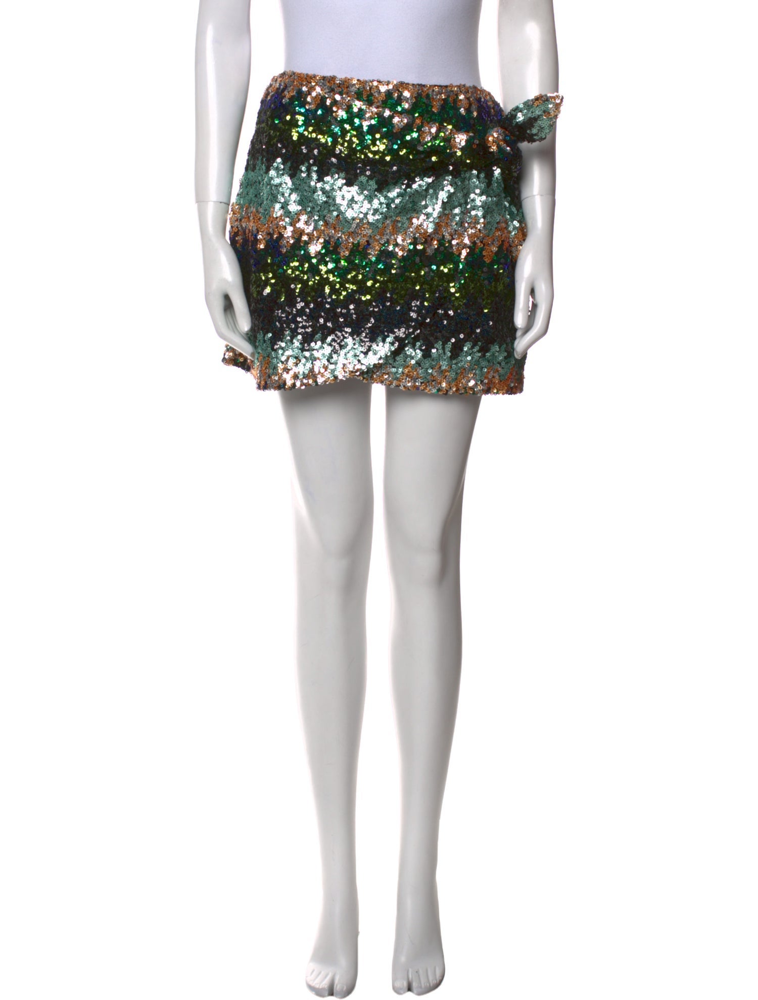 Sézane Printed Mini Skirt