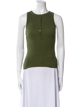 Sézane Crew Neck Sleeveless Top