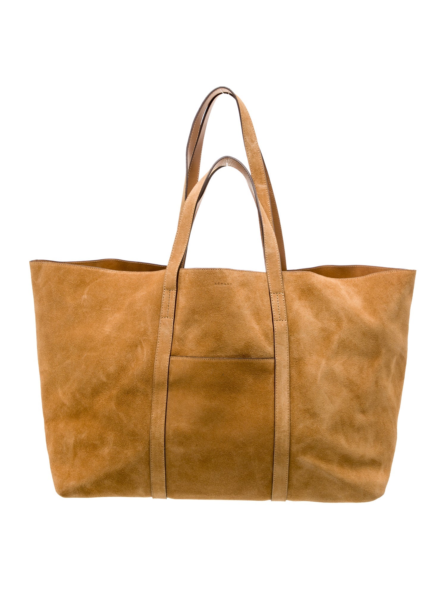 Sézane Suede Weekender Bag