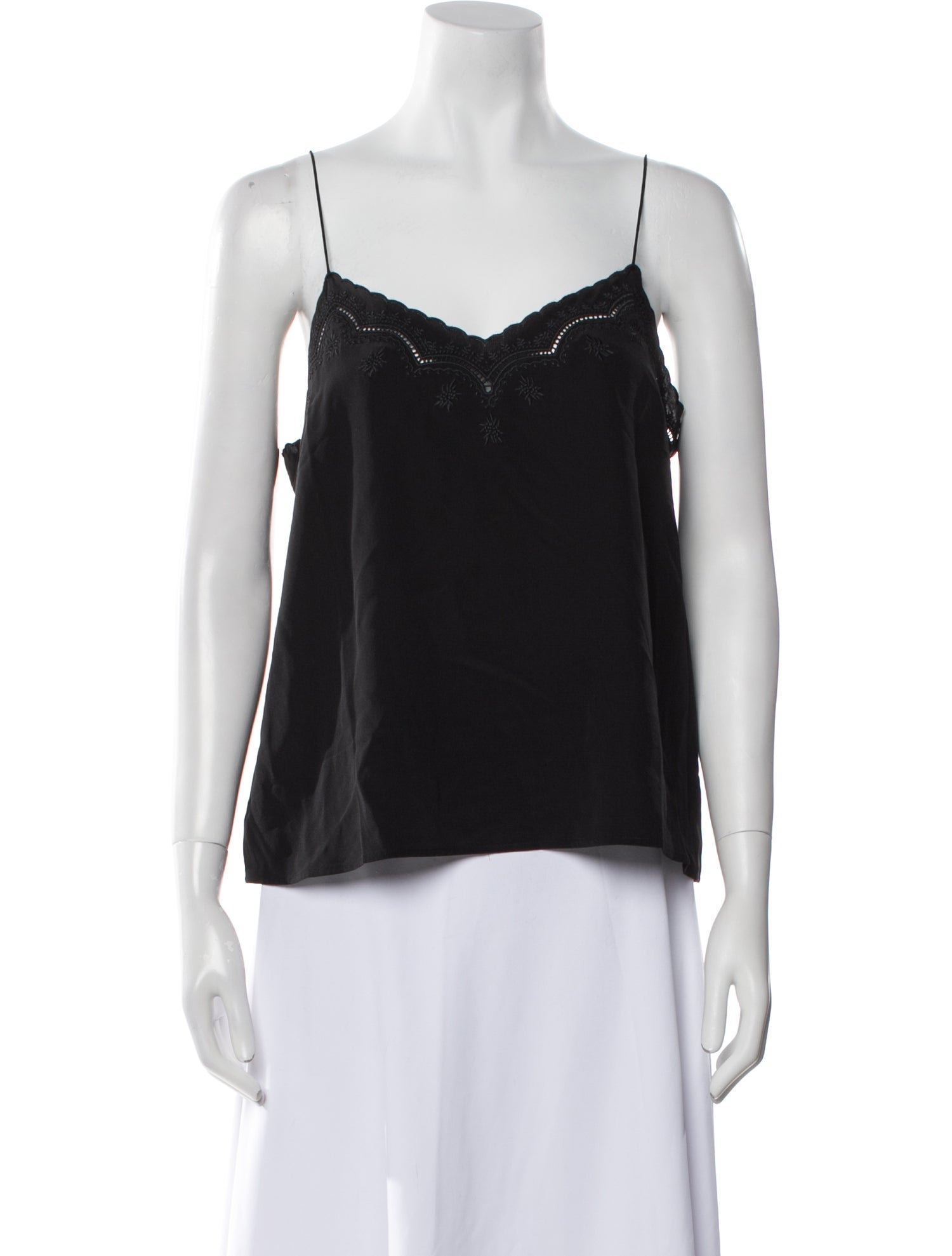 Sézane Silk V-Neck Top w/ Tags