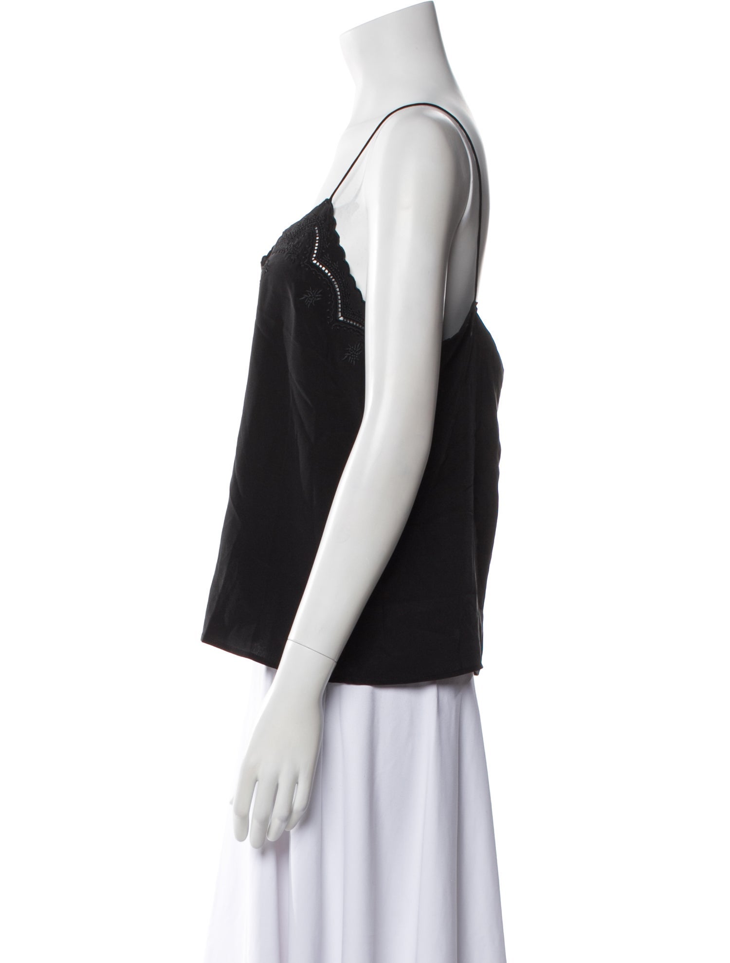 Sézane Silk V-Neck Top w/ Tags