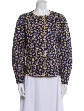 Sézane Floral Print Jacket