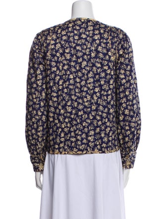 Sézane Floral Print Jacket