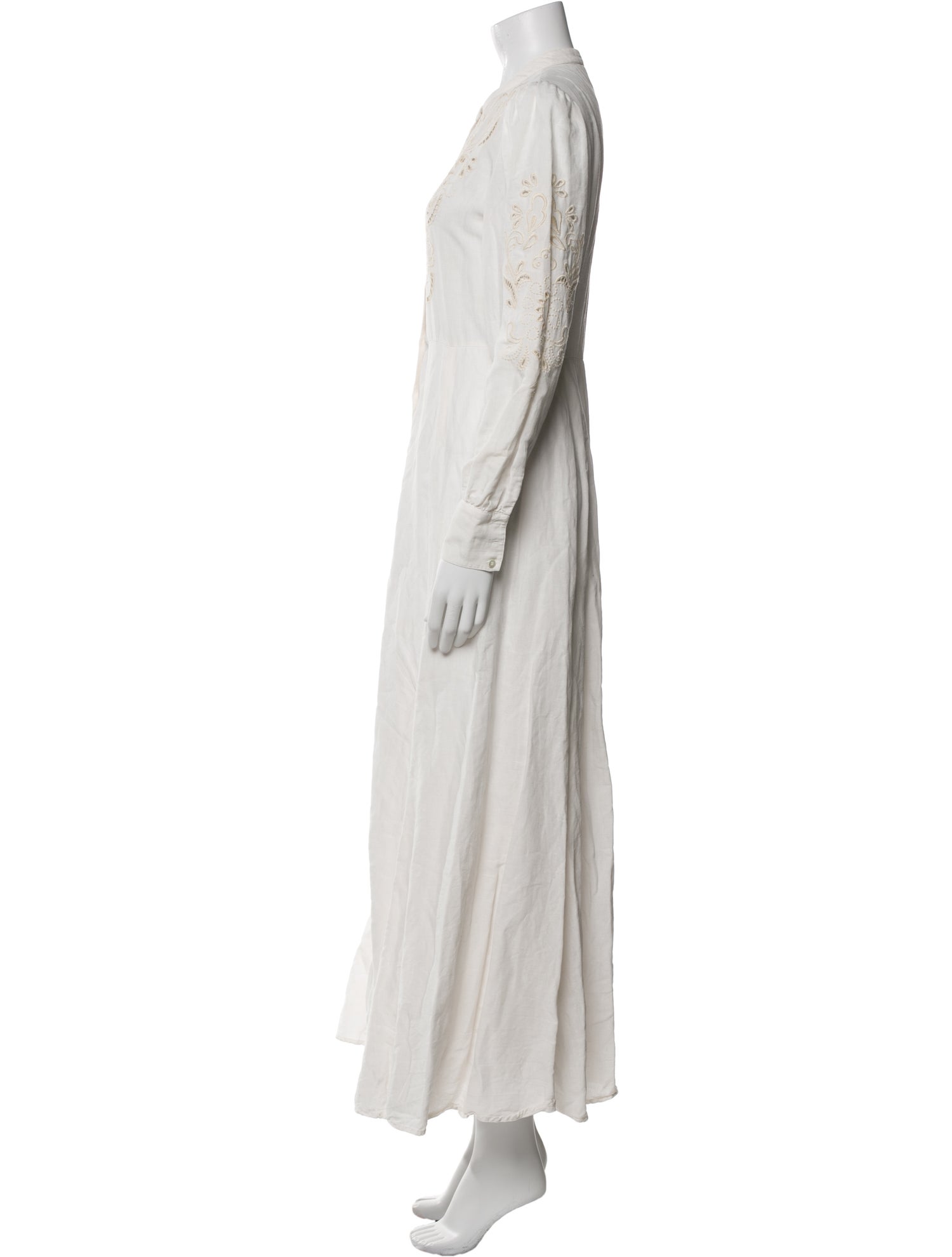 Sézane Linen Long Dress