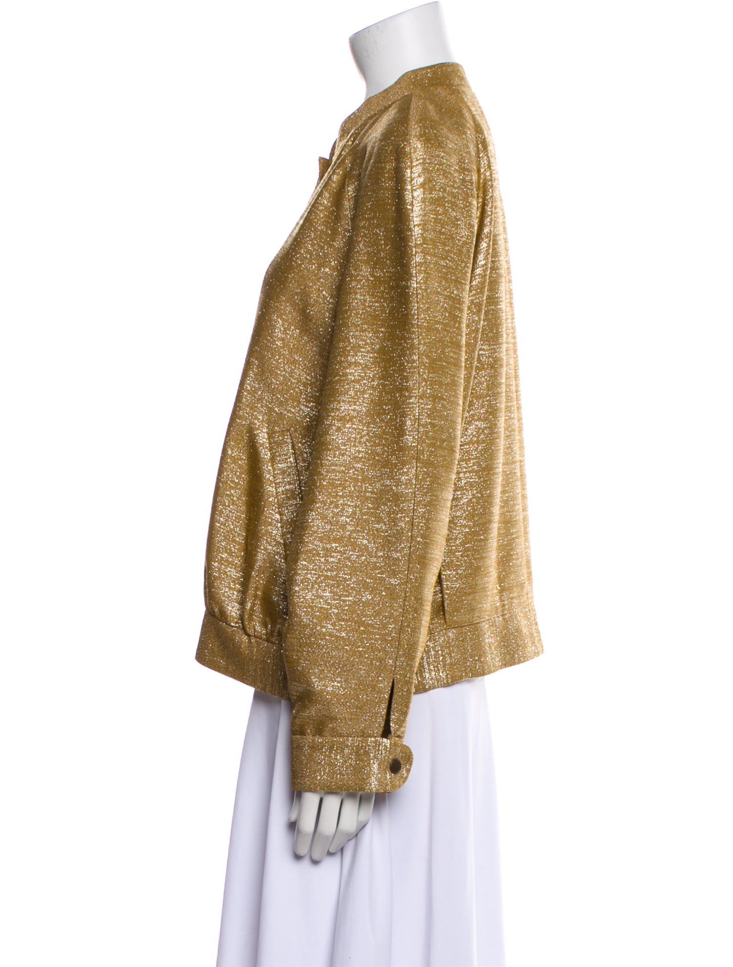 Sézane Tweed Pattern Evening Jacket