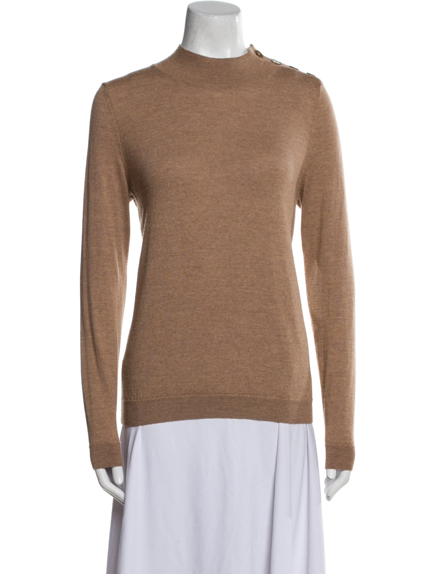 Sézane Mock Neck Sweater