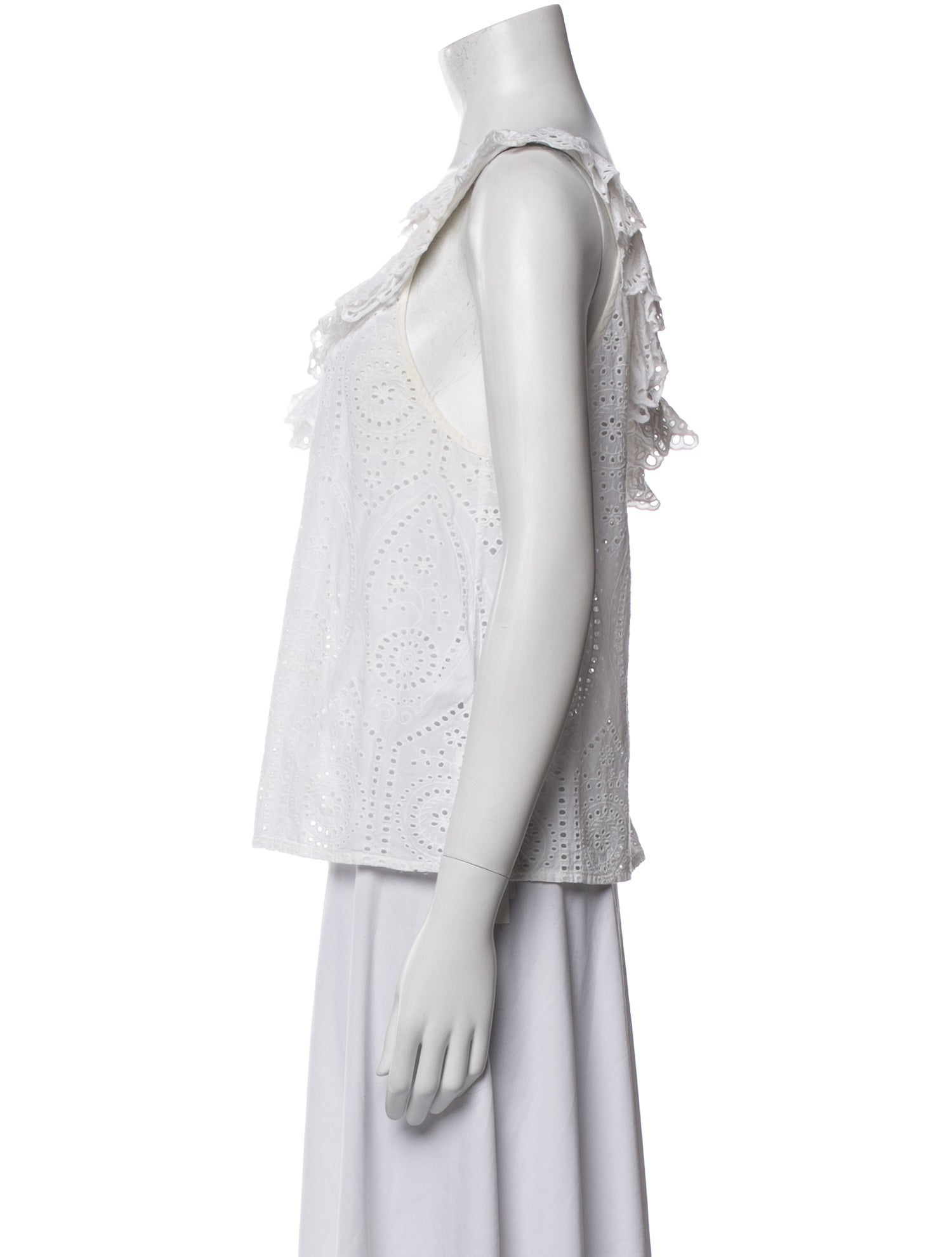 Sézane Scoop Neck Sleeveless Top