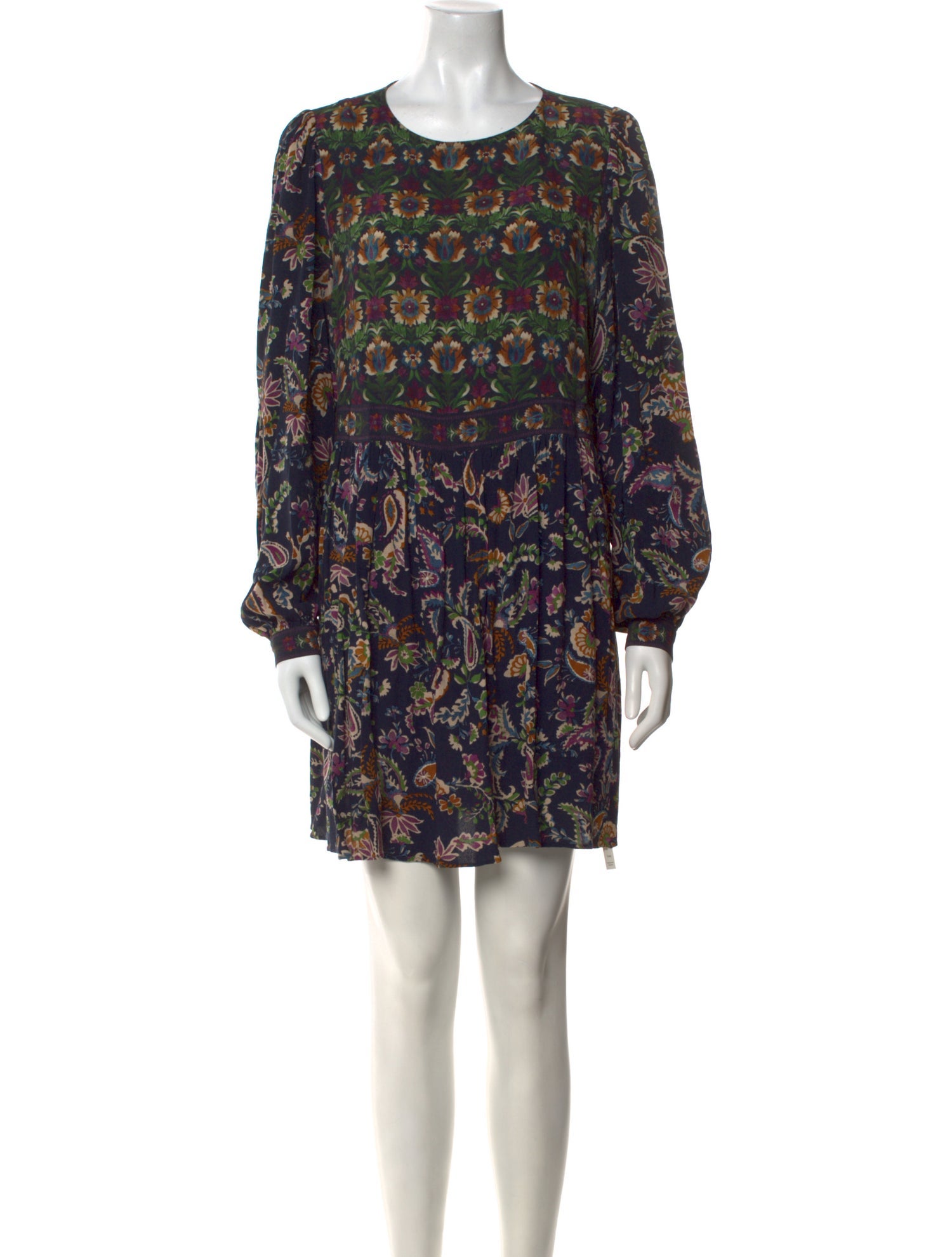 Sézane Floral Print Mini Dress