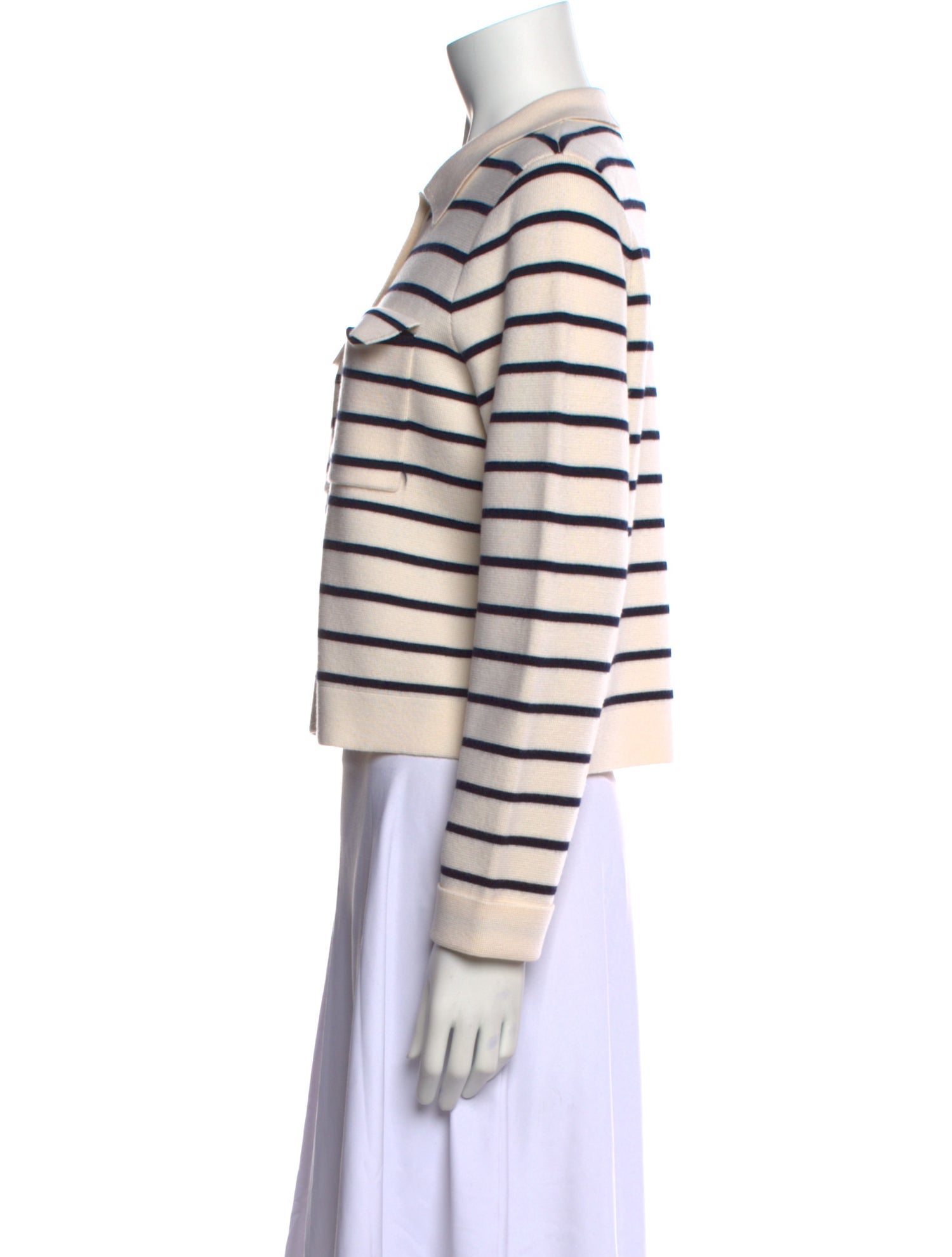Sézane Merino Wool Striped Sweater
