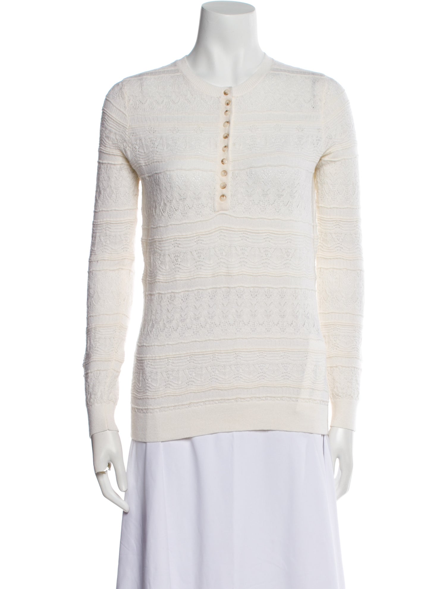 Sézane Merino Wool Crew Neck Sweater