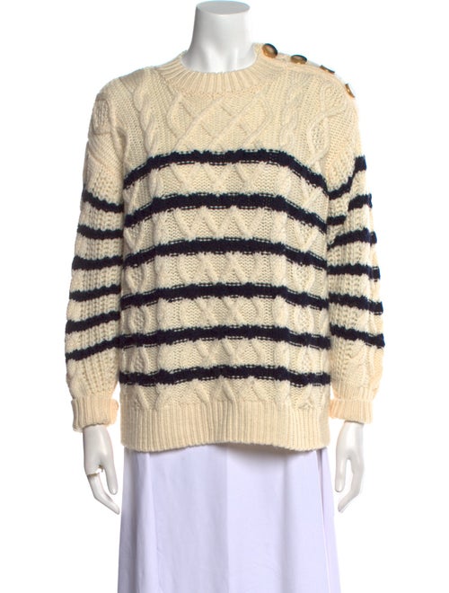 Sézane Merino Wool Striped Sweater