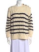 Sézane Merino Wool Striped Sweater
