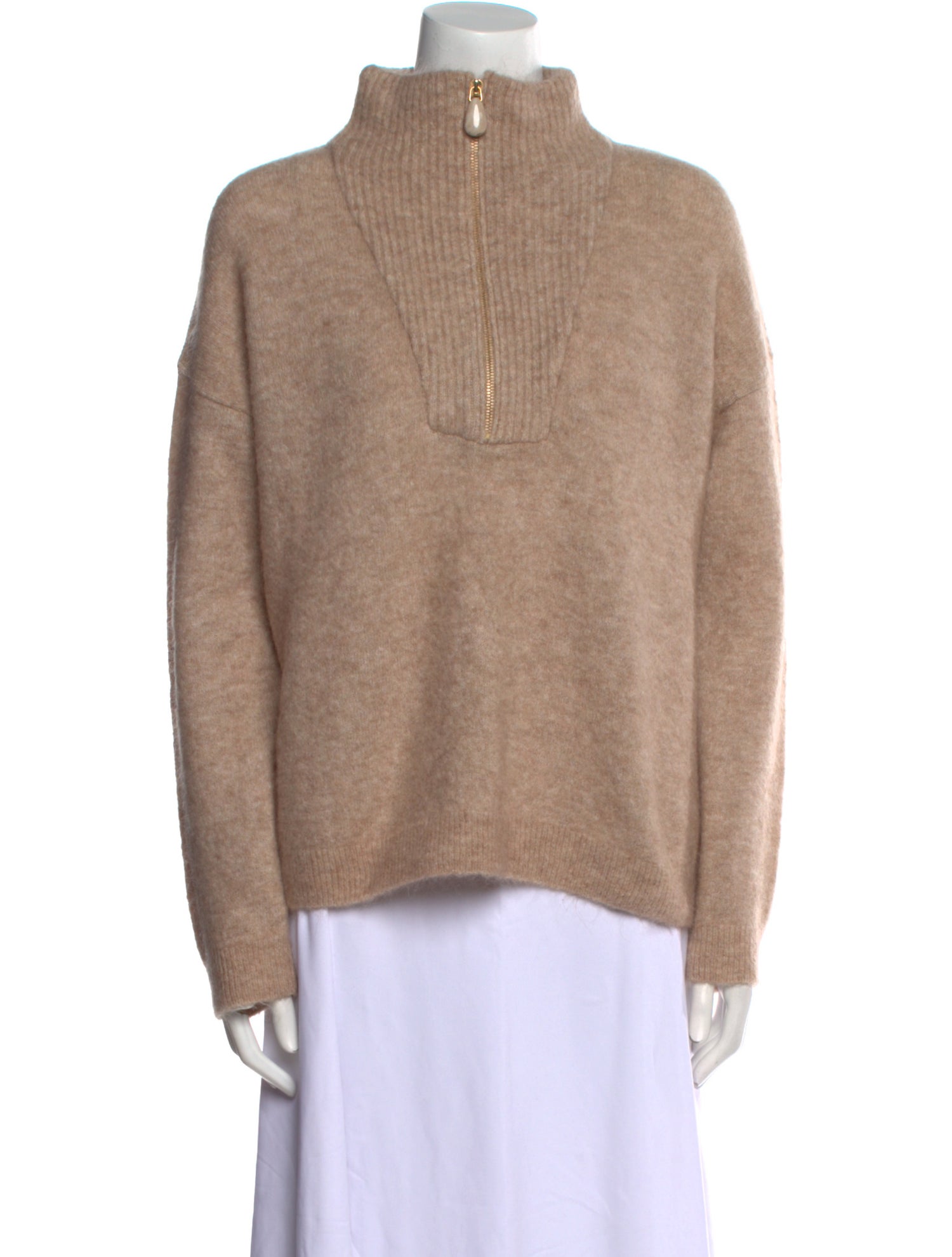 Sézane Mock Neck Sweater