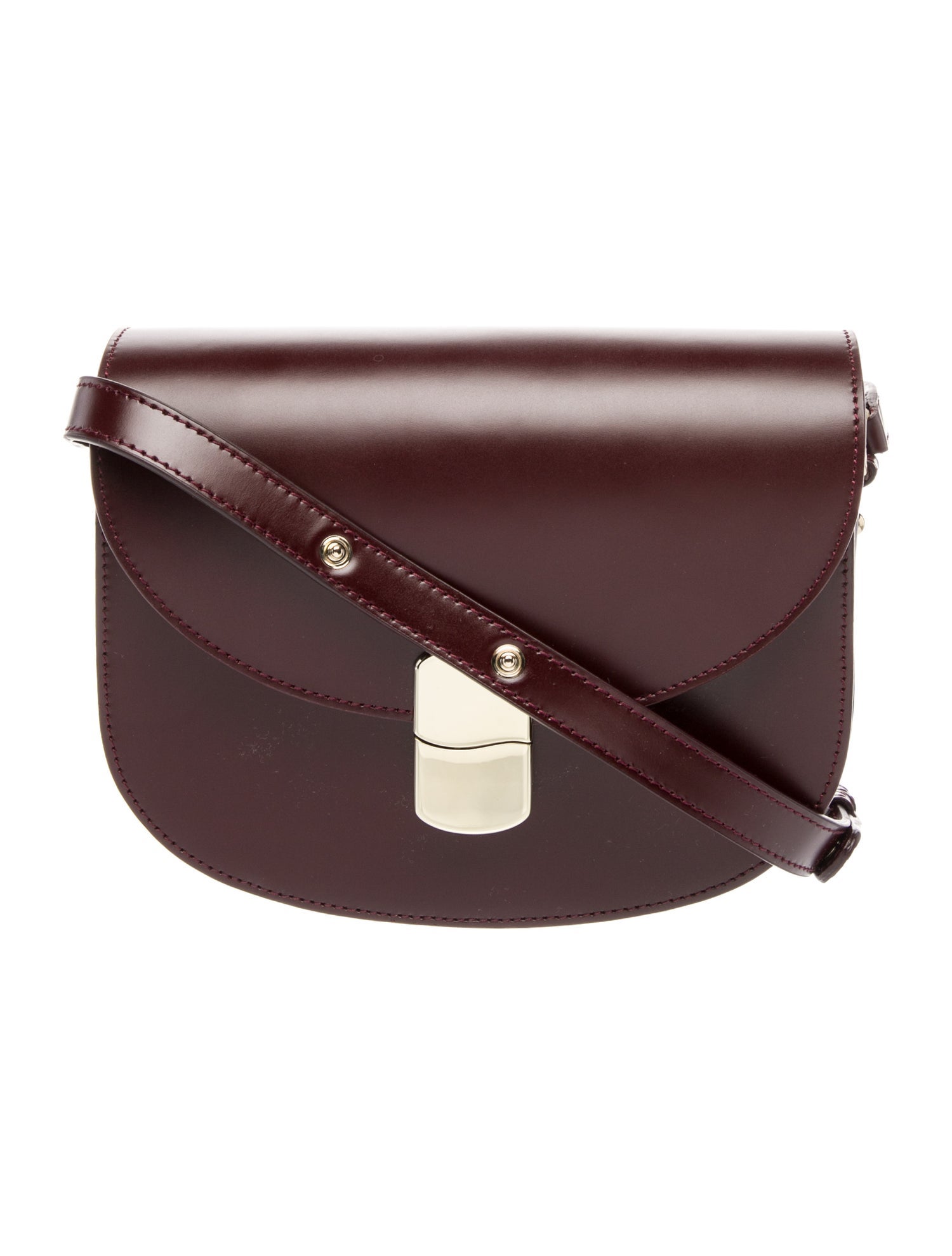 Sézane Leather Crossbody Bag