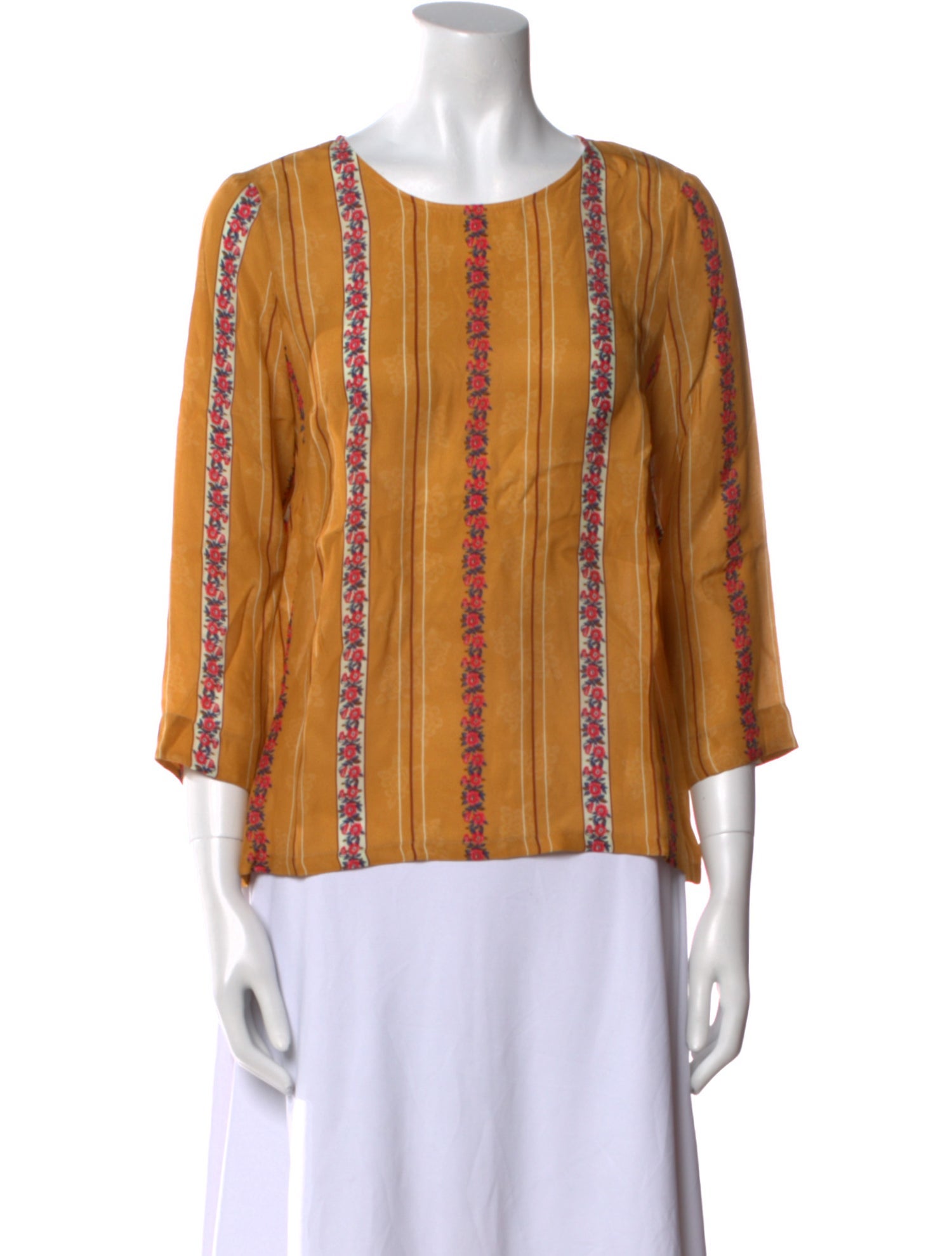 Sézane Silk Striped Blouse w/ Tags