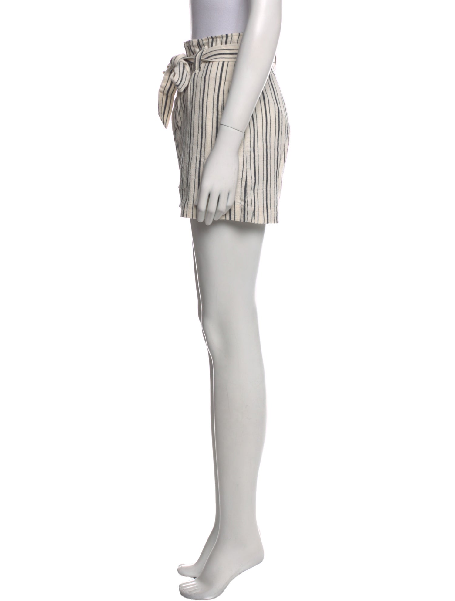 Sézane Striped Mini Shorts