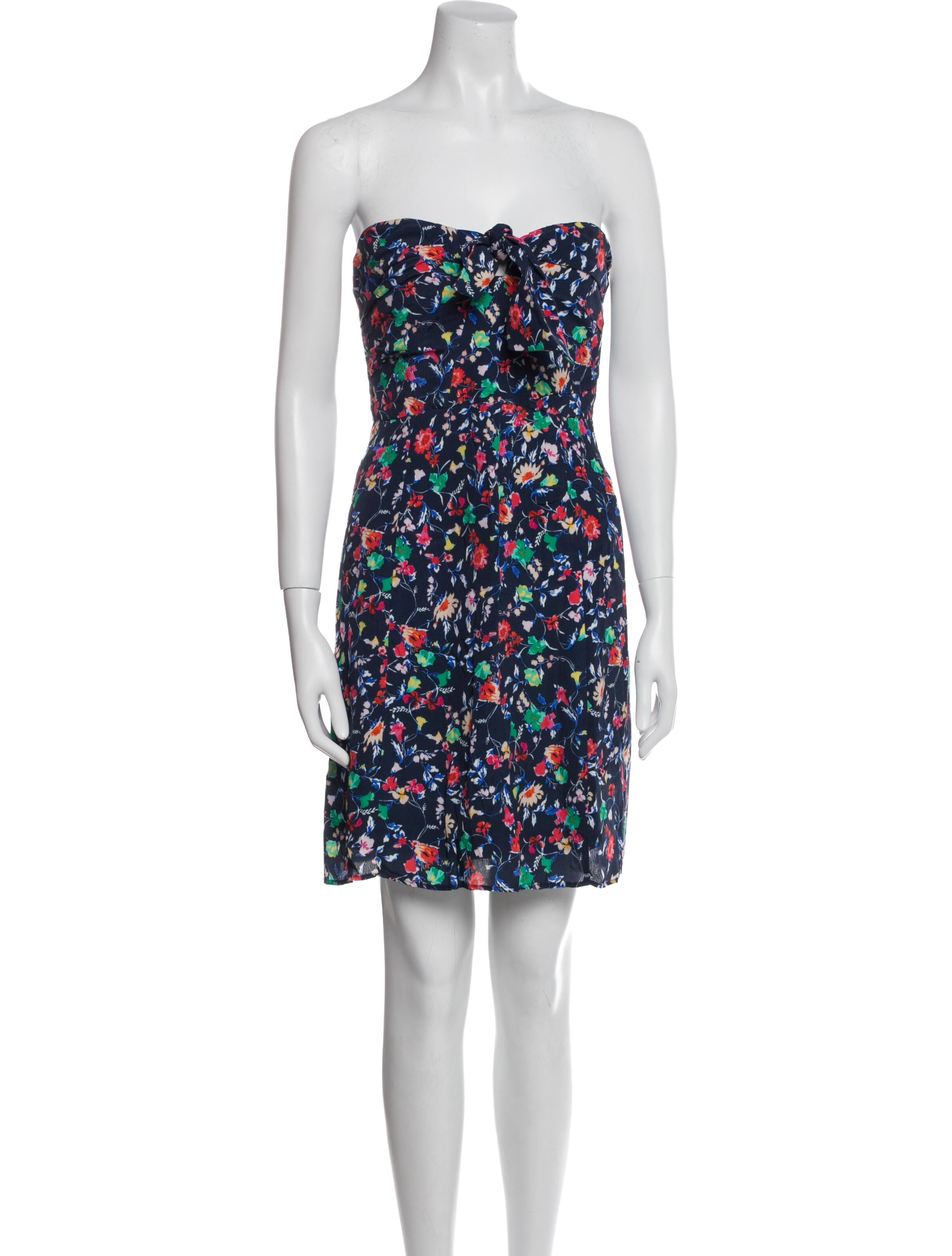 Sézane Floral Print Mini Dress