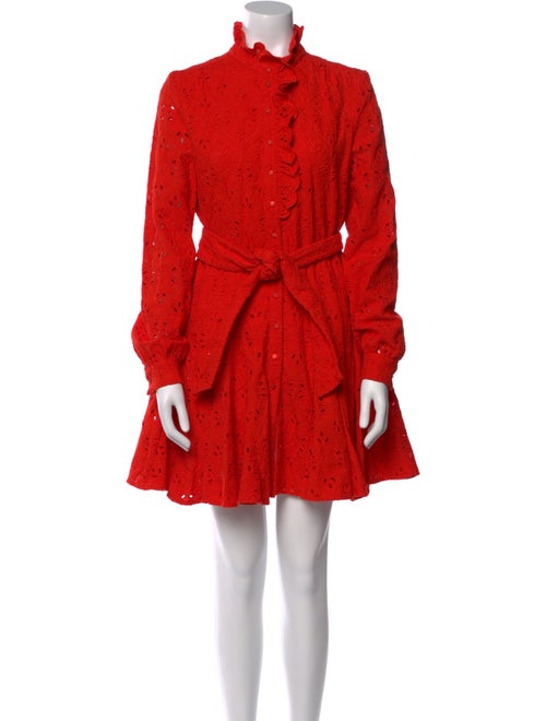 Sézane Mock Neck Mini Dress