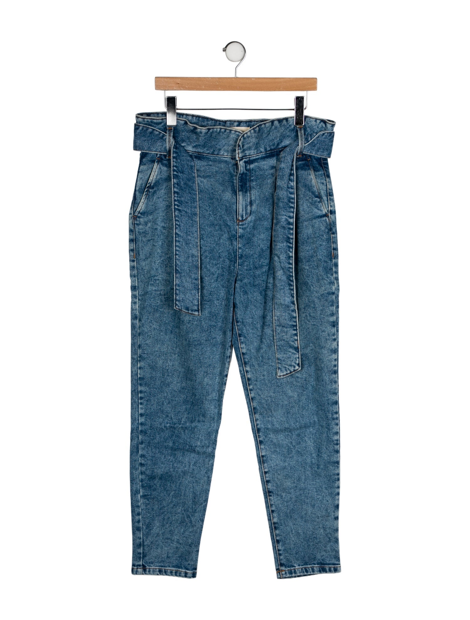 Sézane High-Rise Straight Leg Jeans
