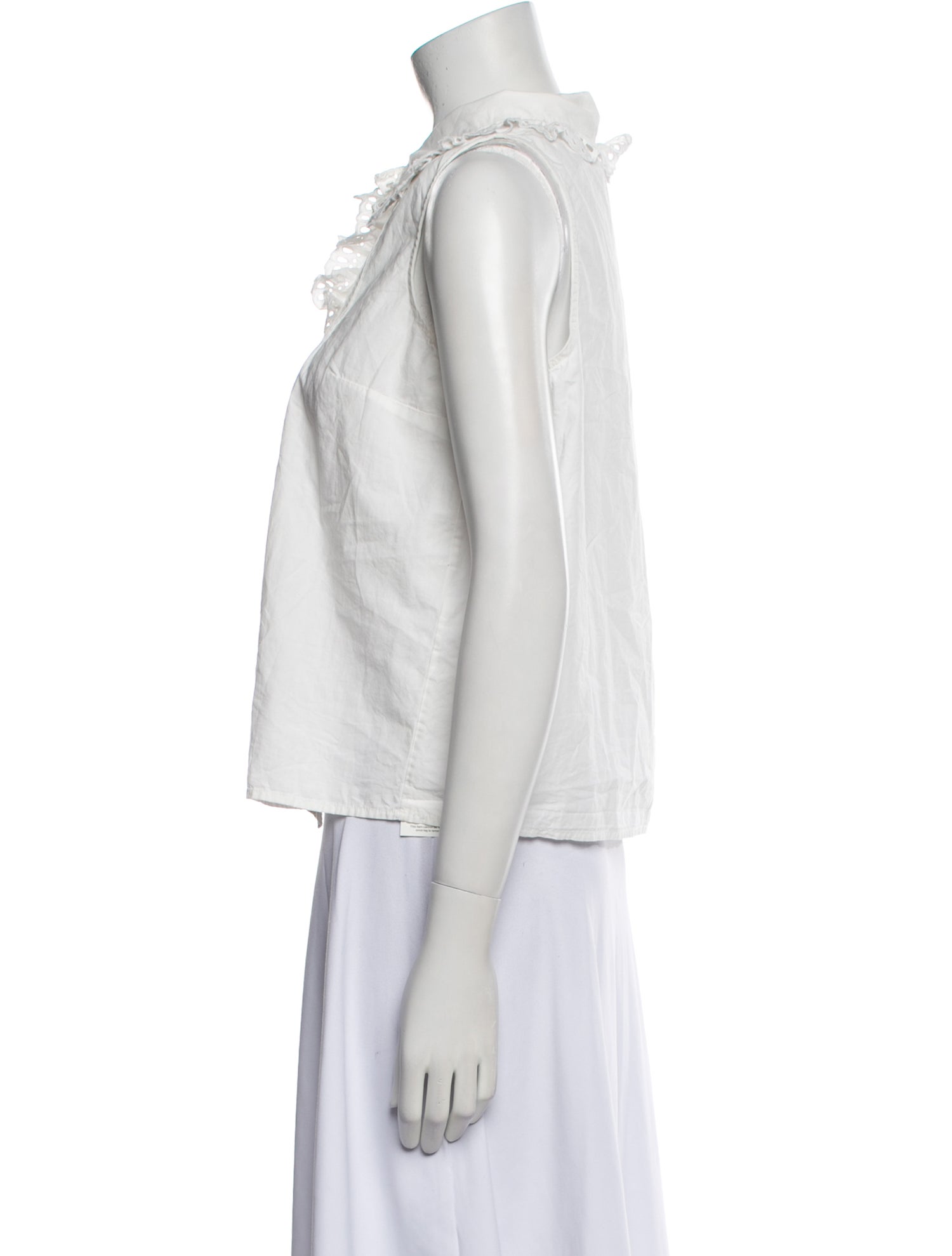 Sézane Sleeveless Crop Top