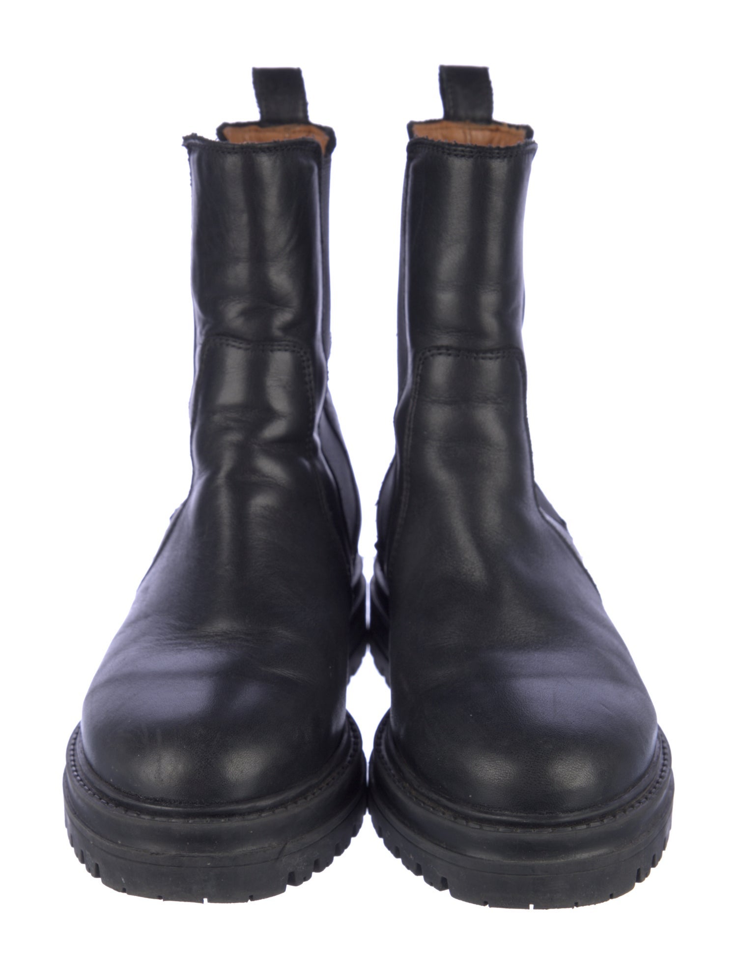 Sézane Leather Chelsea Boots