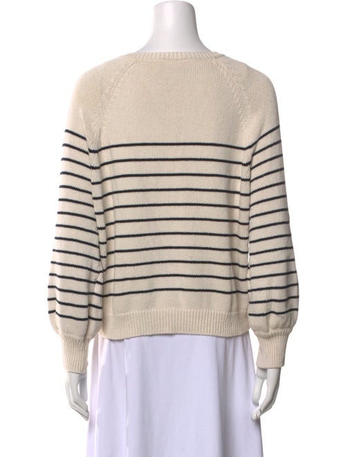 Sézane Striped Scoop Neck Sweater