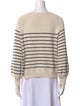 Sézane Striped Scoop Neck Sweater