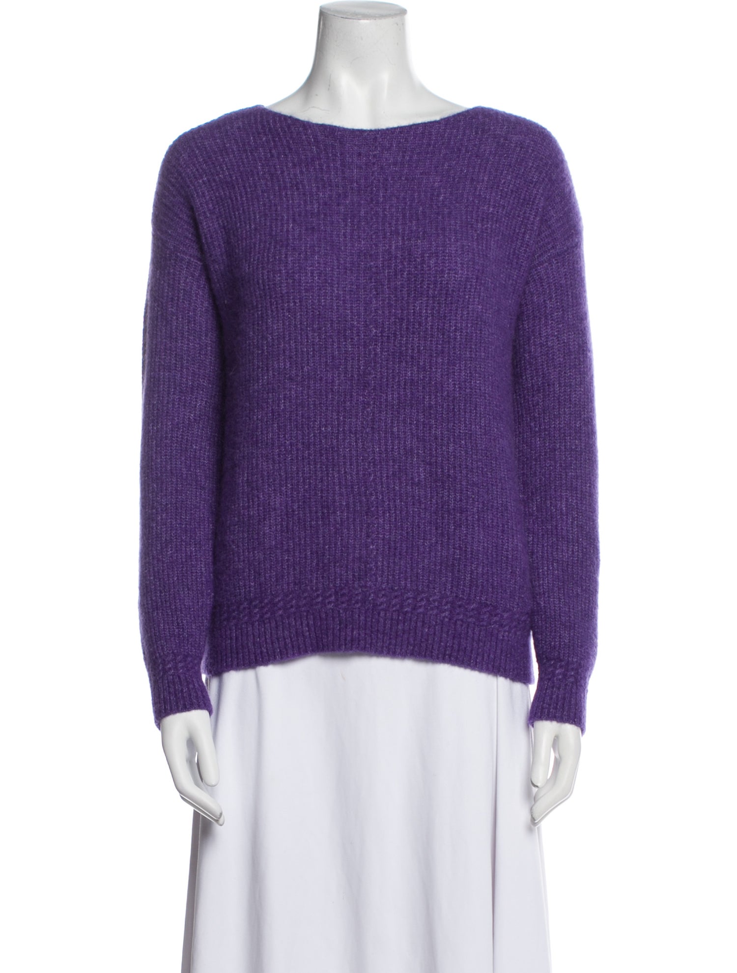 Sézane Baby Alpaca Bateau Neckline Sweater