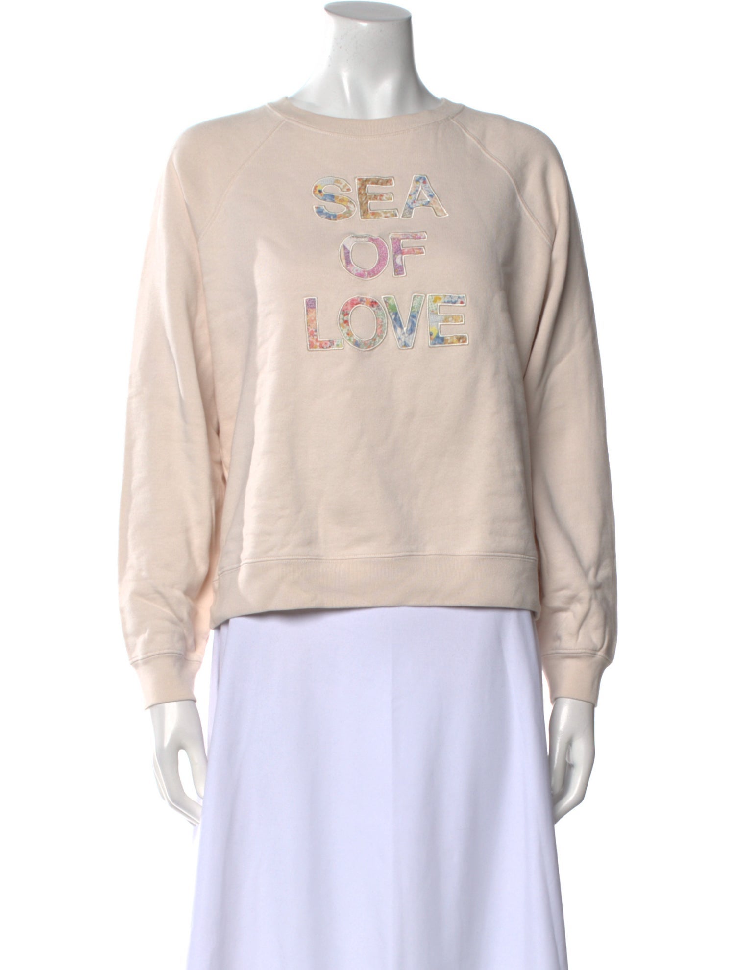 Sézane Graphic Print Crew Neck Sweatshirt