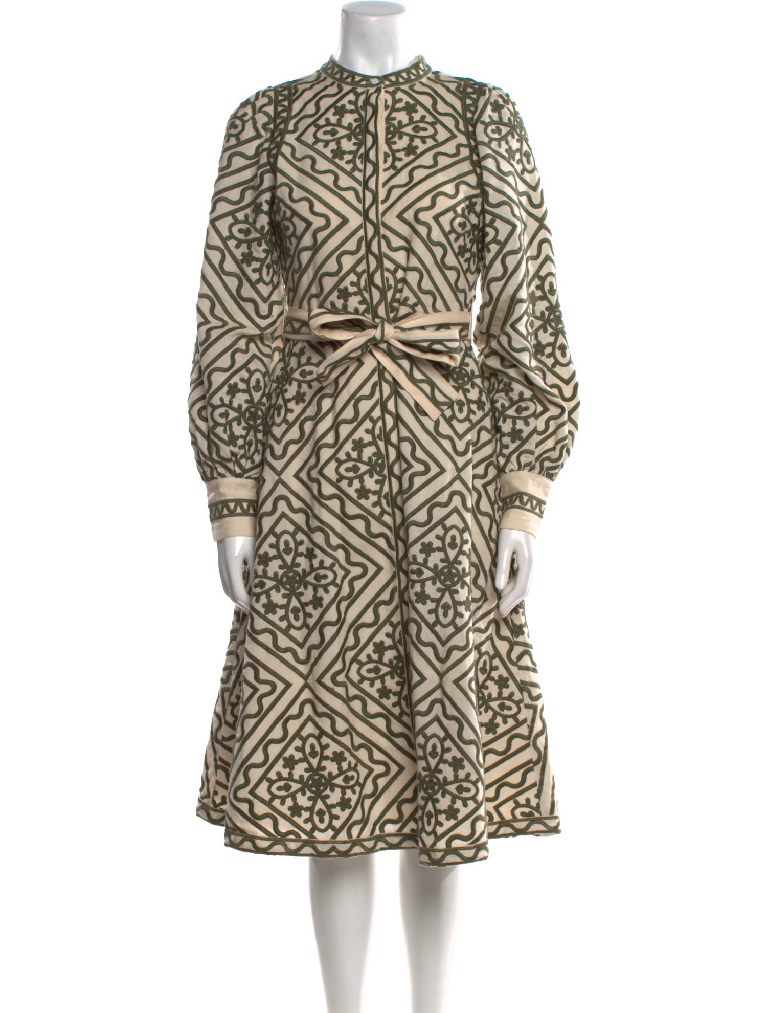 Sézane Printed Midi Length Dress