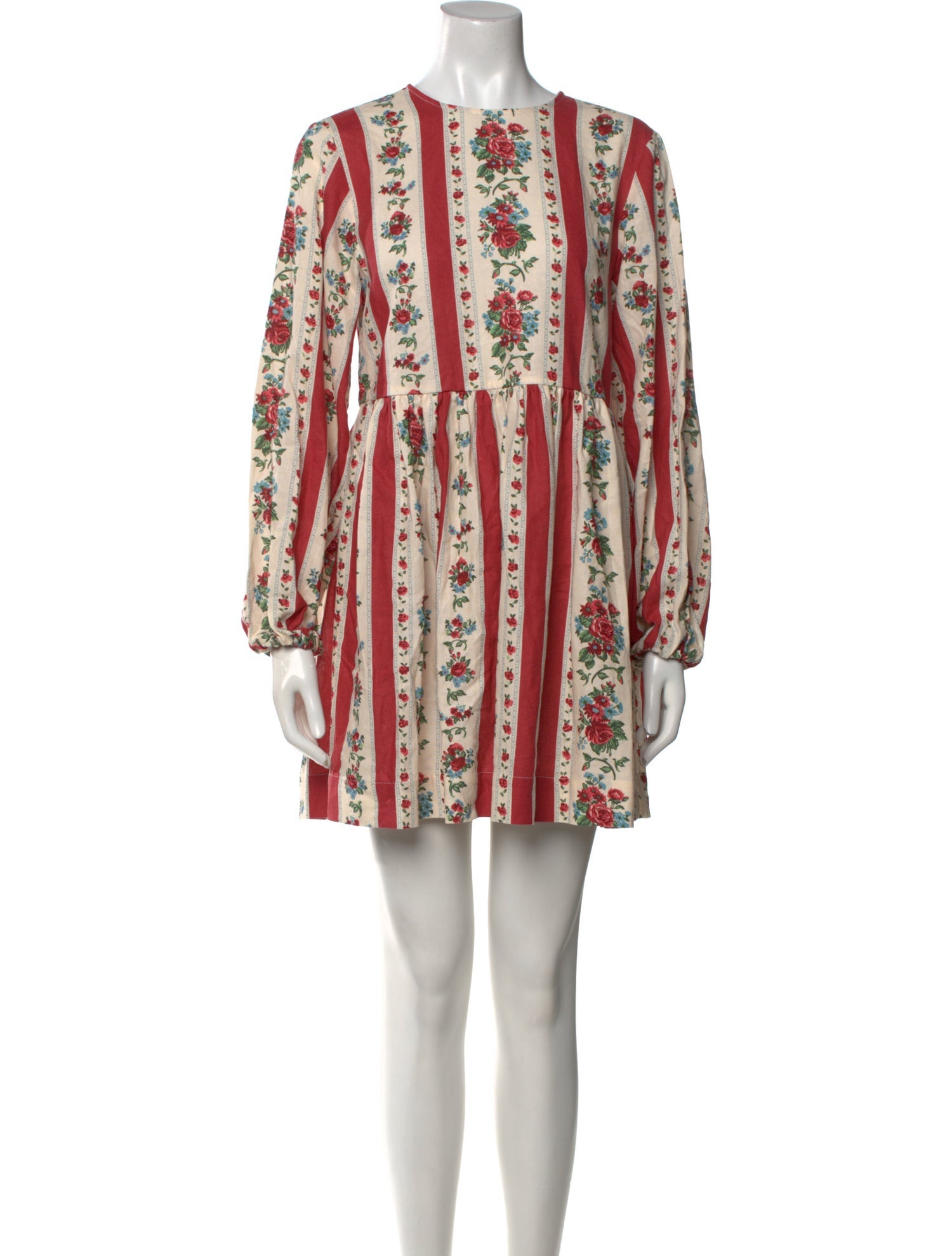 Sézane Floral Print Mini Dress